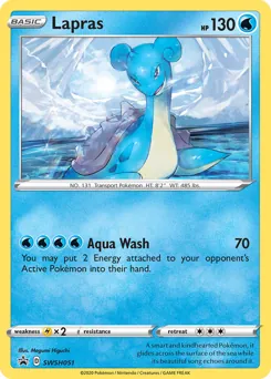SWSH Black Star Promos Lapras Pokémon card